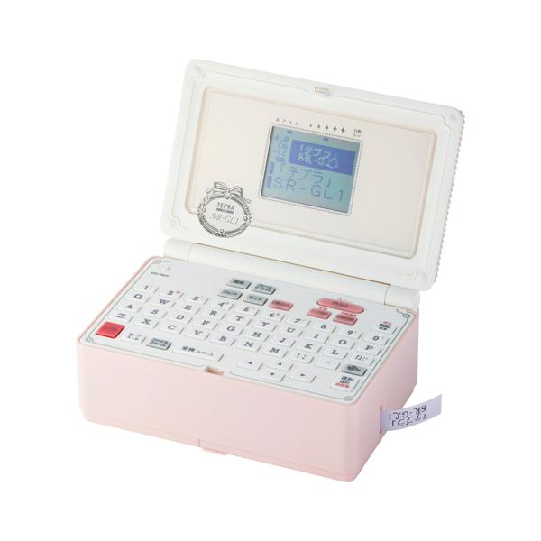 キングジム ガーリーテプラ 「テプラ」PRO SR-GL1SP シェルピンク本体 ギフトセット（オマケ付）ラベルライター 入園入学準備