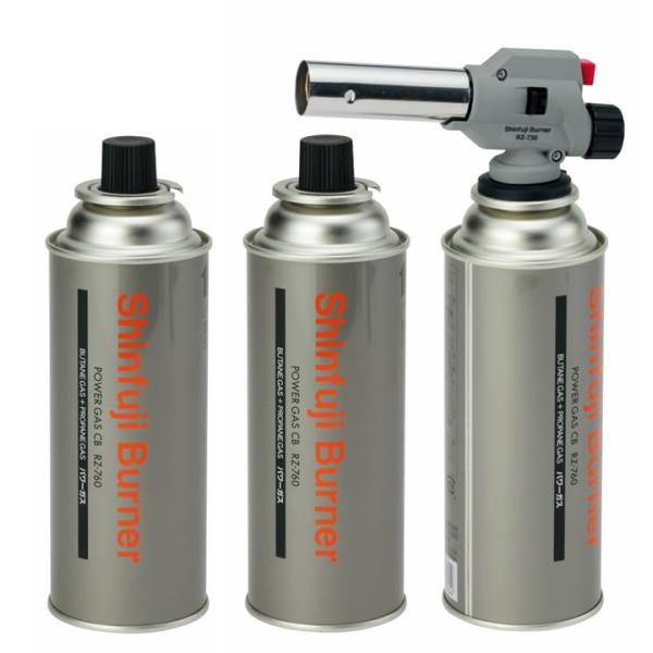 他サイト： 新富士バーナー 新富士 パワートーチ ボンベ3本SET RZ-730 SB3の商品画像