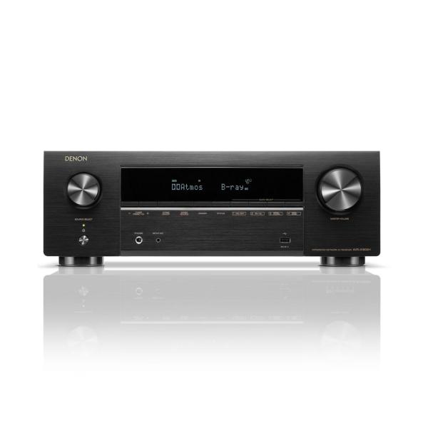 Polk Audio Denon AVR-X1800H AVサラウンドレシーバー 7.2ch 8K Ultra HD、HDR10+、eARC対応/ブラック AVR-X1800HK