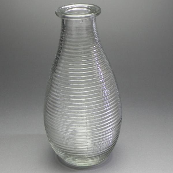 IMA フラワーベース ボーダー(花瓶) サイズ：高さ約14.5cm