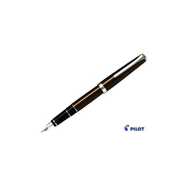 PILOT パイロット 万年筆 エラボー ブラウン 中字・軟 FE-25SR