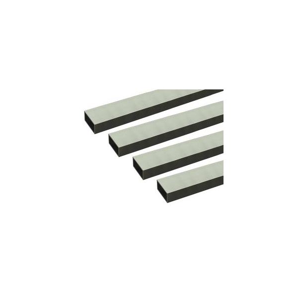 HILOGIC ハイロジック アルミ角パイプ 1m 2.0×20×25mm シルバー 4本組