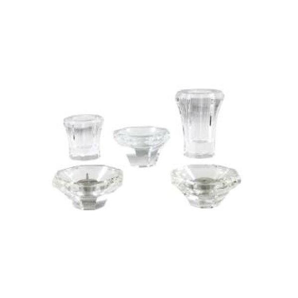 東京ローソク製造 手元供養 クリスタル仏具5具足セット (60158)