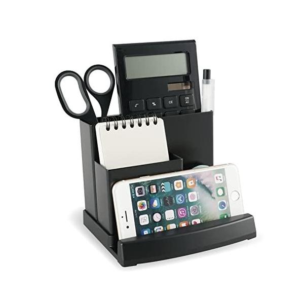 他サイト： カール事務器 デスクオーガナイザー 卓上収納 スチール製 ブラック TS-003-Kの商品画像