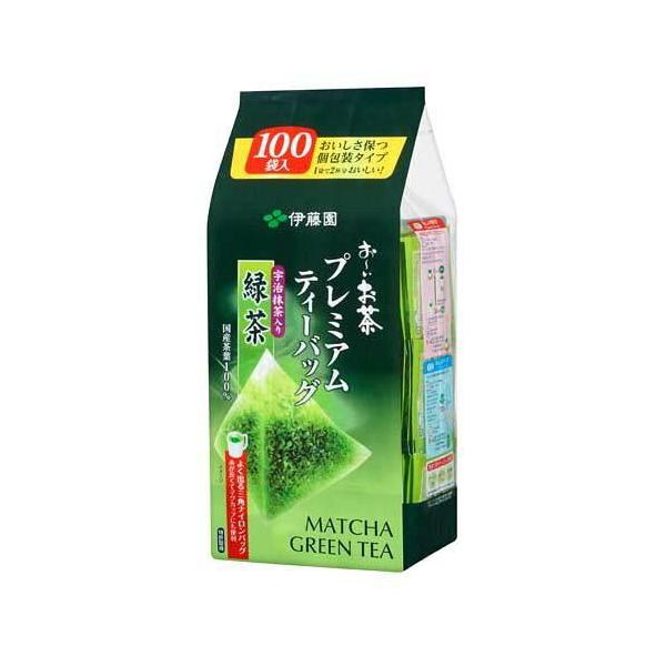 他サイト： 伊藤園 #お〜いお茶プレミアムティーバッグ 宇治抹茶入り緑茶 1.8g×100バッグ 63821の商品画像