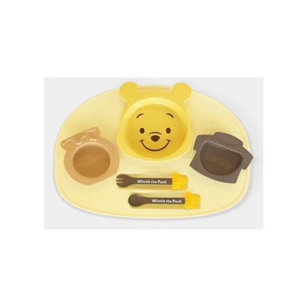 他サイト： 錦化成 アイコンランチプレート くまのプーさん×イエロー 307108の商品画像