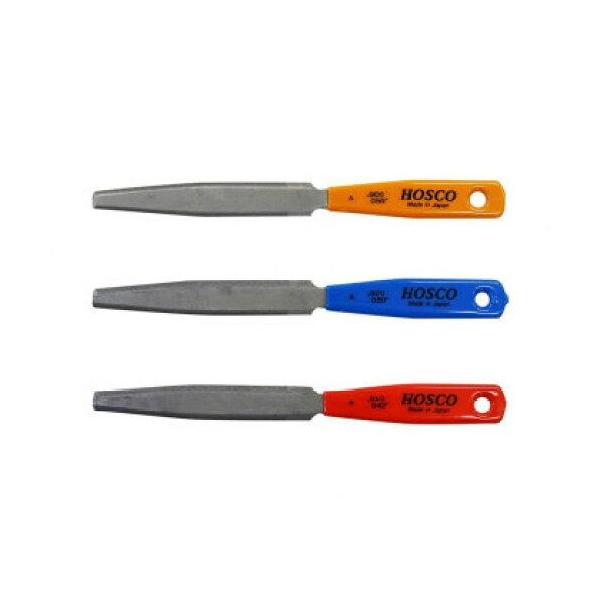 他サイト： ホスコ HOSCO Luthiers Tools ナット溝切りヤスリ 3本組 アコースティックギター用 TL-NF3A (1809947)の商品画像