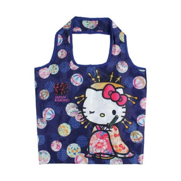 ヤスダ通商 サンリオ エコバッグ 和柄シリーズ ハローキティ 花魁(おいらん) 305 (2251895)
