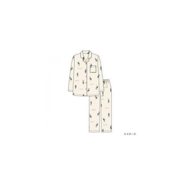 ギャルソンヌ レディスパジャマ Candy Closet ブロード ハシビロコウ柄シャツ オフ 261036 Lサイズ (2298473)