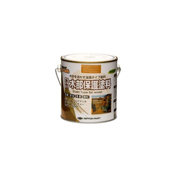 他サイト： ニッペホームプロダクツ ニッペ 水性木部保護塗料 0.7L チャコールブラックの商品画像