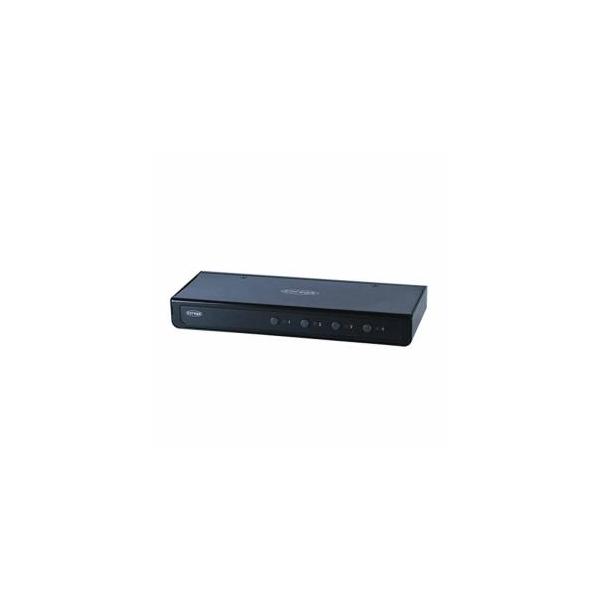 コレガ USBキーボード USBマウス ボックス型 PC4台用 パソコン自動切替器 目安在庫=△