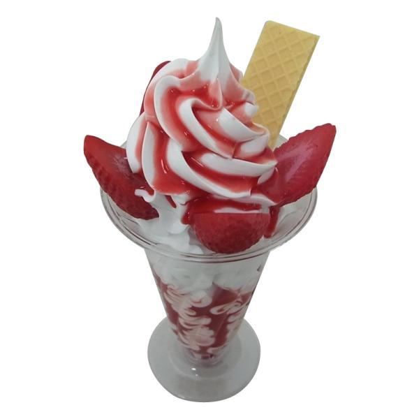COMOLIFE コモライフ 日本職人が作る 食品サンプル パフェ いちご IP-371 (4369bt)