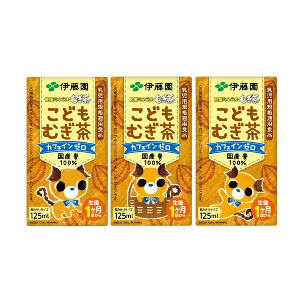 他サイト： 伊藤園 健康ミネラルむぎ茶 こどもむぎ茶 125ml×36本の商品画像