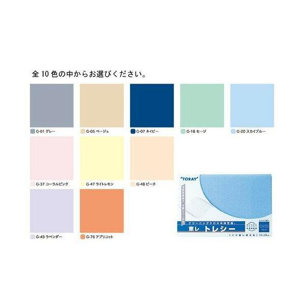 他サイト： 東レ トレシー カラークロス 24×24cm A2424-YOO G-07 ネイビー (1636618)の商品画像