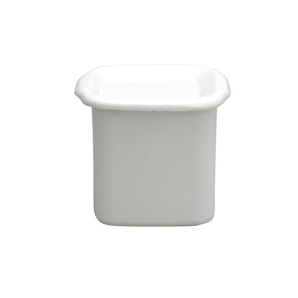 野田琺瑯 White Seriesスクウェア L琺瑯蓋付 WSH-L 1個
