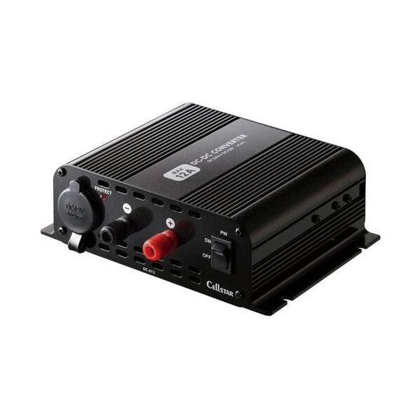 セルスター DC-DCコンバーター デコデコ 24V→12V MAX12A アイドリング