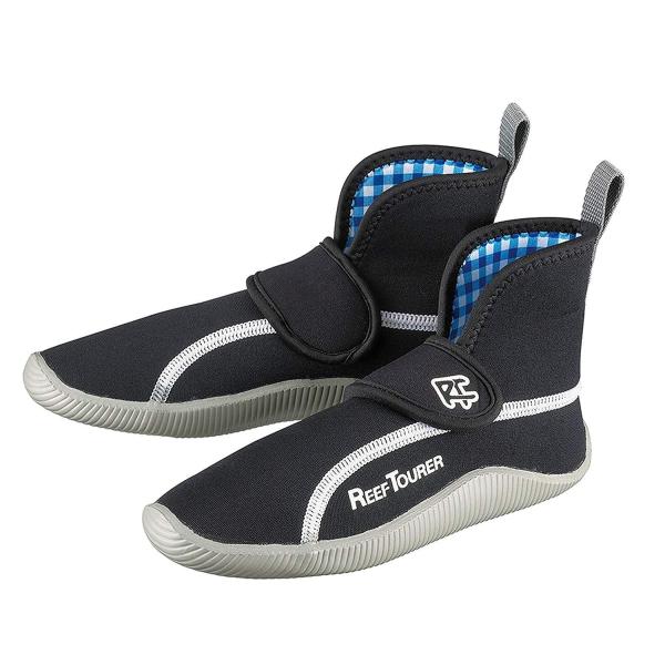 他サイト： リーフツアラー(REEF TOURER) マリンシューズ_ハイカット (RA0102) 色 : ブラック サイズ : 16の商品画像