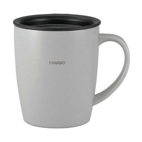 他サイト： HARIO(ハリオ) フタ付き保温マグ300ml グレー SMF-300-GR (1530712)の商品画像