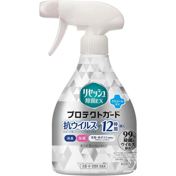 他サイト： 花王 リセッシュ 除菌EX プロテクトガード本体 350ml 抗ウイルスが12時間続くの商品画像