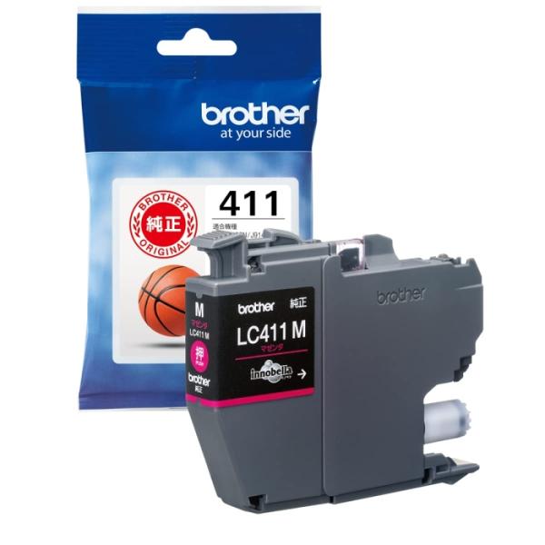 BROTHER ブラザー ブラザー純正 インクカートリッジマゼンタ LC411M 対応型番:DCP-J926N、MFC-J904N、MFC-J739DN、MFC-J939DN 他(LC411M)