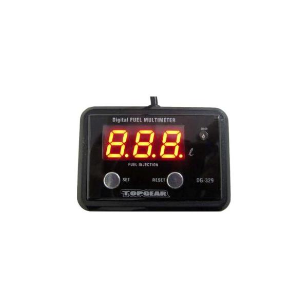 【6月11日出荷】プロテック No.11282 12V Fi車専用精密燃料計 Digital FUEL MULTIMETER[タンク容量99.9L以下用]　DG-329