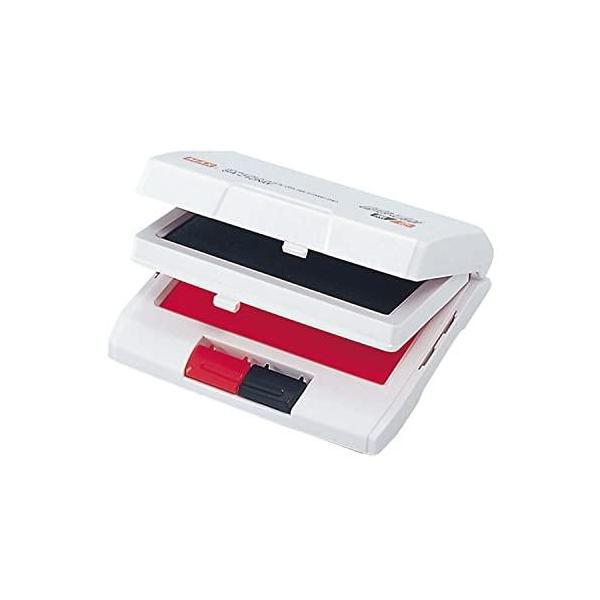 他サイト： マックス(MAX) スタンプ台 瞬乾スタンプ 2段式 黒・赤 SA-212NWカミバコの商品画像