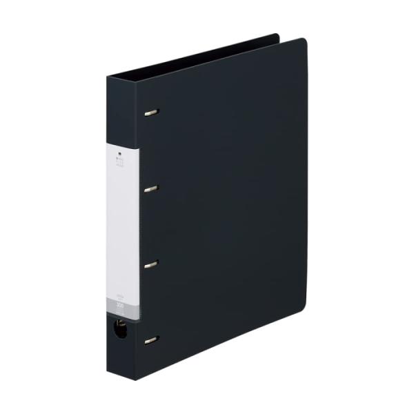 リヒトラブ リクエスト D型 リングファイル A4 4穴 幅41mm 黒