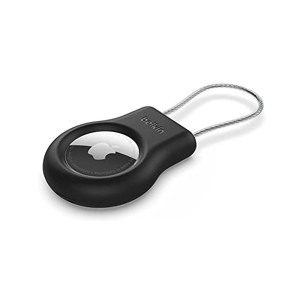 他サイト： BELKIN AirTag用ワイヤーケーブル付きセキュアホルダー ブラック(MSC009BTBK)の商品画像