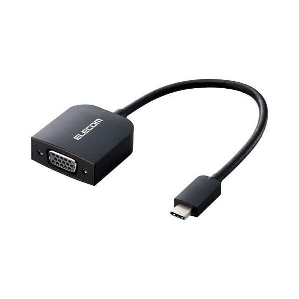 他サイト： ELECOM エレコム Type-C映像変換アダプタ TypeC-VGA ブラック / AD-CVGABK3の商品画像