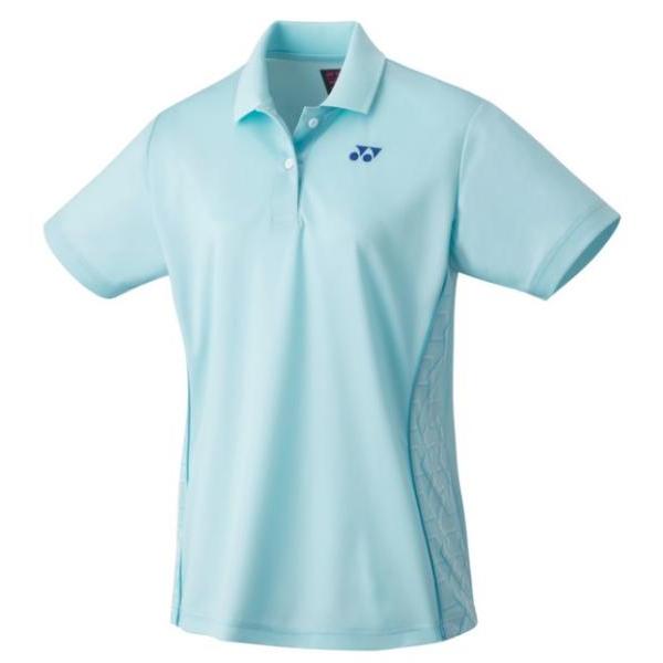 YONEX ゲームシャツ ブルー Oサイズ YONEX ヨネックス ウィメンズゲームシャツ (20726) 色 : アクアブルー
