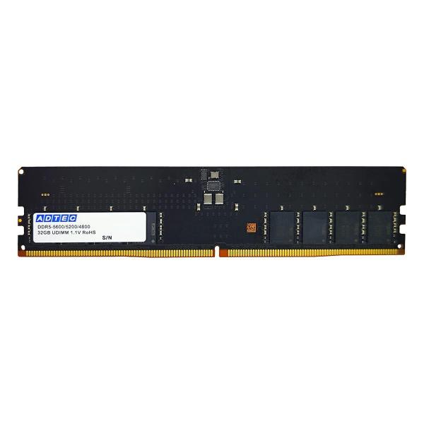ADTEC アドテック DDR5-5600 ECC 64GB(32GBx2) ADTEC アドテック ADS5600D-32G DDR5-5600 UDIMM 8GB : エクセレント