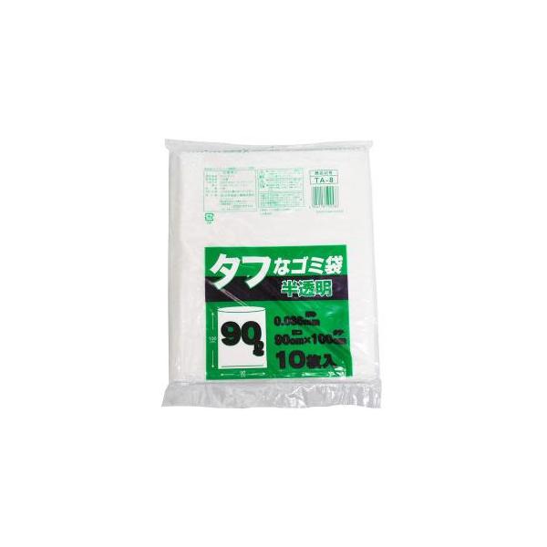 他サイト： 日本技研工業 日技 TA-8 タフ半透明 90L 10枚の商品画像