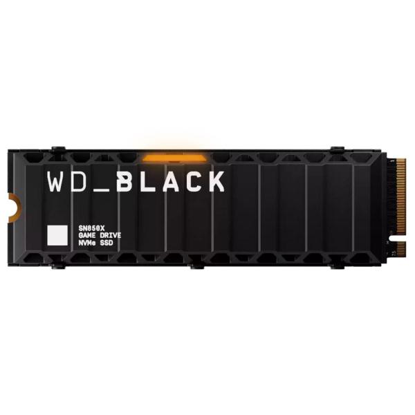 内蔵型SSD WD_Black SN850X NVMe SSD WDS400T2XHE 4TB WESTERN DIGITAL WD_BLACK SN850X NVMe SSD - 4TB With Heatsink