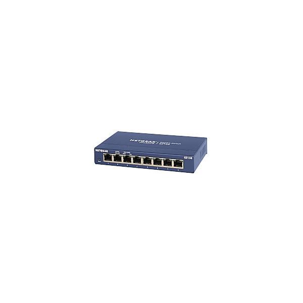 NETGEAR ネットギア GS108 「本体ライフタイム保証」ギガ8ポート アンマネージ・スイッチ(GS108-400JPS)