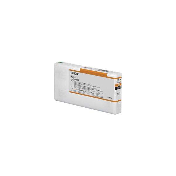 EPSON エプソン インクカートリッジ(オレンジ/200ml)(SC12OR20