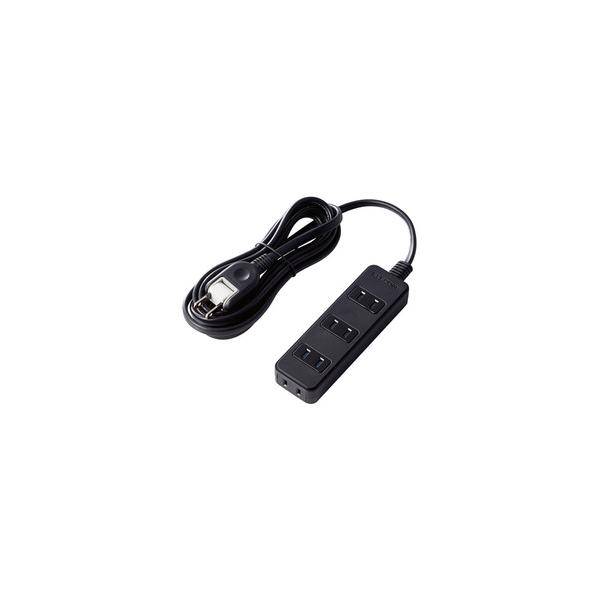 他サイト： ELECOM エレコム AVシャッタータップ/4個口/2.5m/ブラック AVT-ST02-2425BKの商品画像