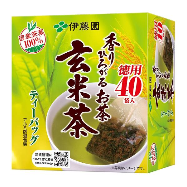 他サイト： 伊藤園 香りひろがる玄米茶 ティーバック(40袋入)の商品画像