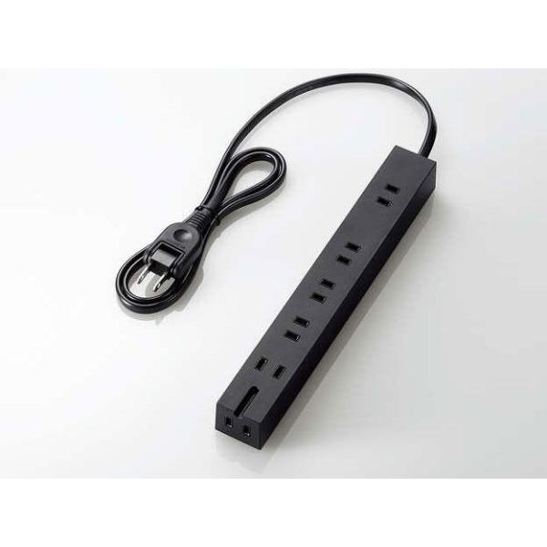他サイト： ELECOM エレコム T-KM01-2610BK スタンダード雷・超強力タップ 6口 1mの商品画像
