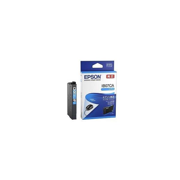 EPSON エプソン インクカートリッジ(シアン)/標準インク/約300ページ対応(IB07CA)