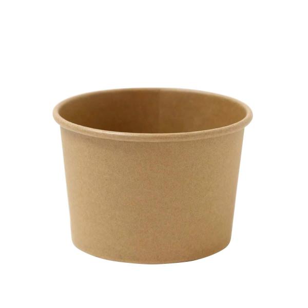 他サイト： ストリックスデザイン フードカップ 50個 未晒し 300ml 使い捨て容器 内側ラミネート加工 カフェ アウトドア イベント...の商品画像