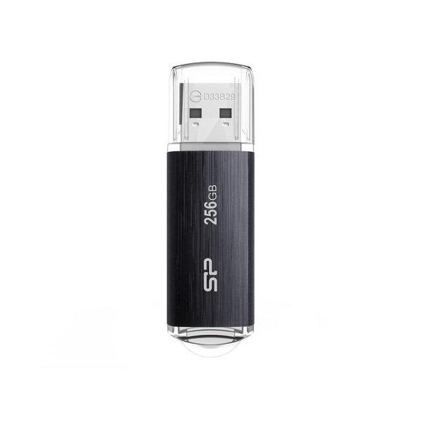 他サイト： シリコンパワー USBメモリ 256GB USB3.1 ＆ USB3.0 ヘアライン仕上げ Blaze B02 SP256GBUF3B02V1Kの商品画像