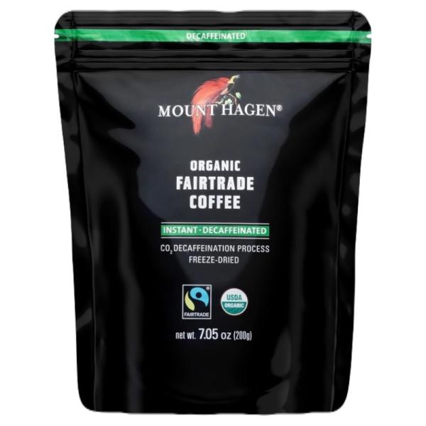 マウントハーゲン カフェインレス インスタントコーヒー オーガニック フェアトレード 詰め替え 200g つめかえ 詰替え高地有機栽培のアラビカ種コーヒー豆100%ブレンドです。自然なカフェイン除去プロセスにより本来の深く豊かな味と香りをそ...