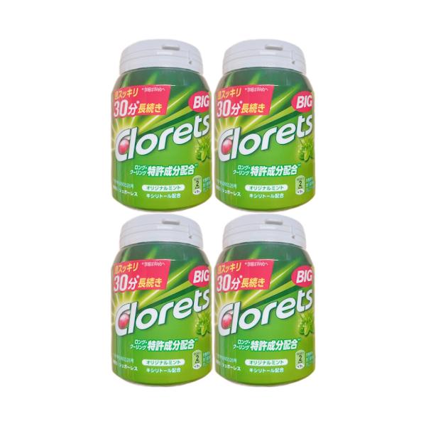 クロレッツXP オリジナルミントBIGボトル290g×4個 Clorets クロレッツXP オリジナルミント ビッグボトル 290g 4個