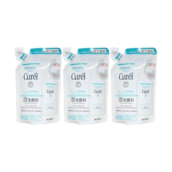 キュレル 泡洗顔料 つめかえ用 130ml 花王 詰め替え●毎日の洗顔によって流れ出てしまいがちな、肌の必須成分「セラミド」を守って洗います。大切な潤いは奪わず、肌荒れの原因ともなる汗や汚れはすっきり洗い流します。●顔全体にすーっとゆきわた...