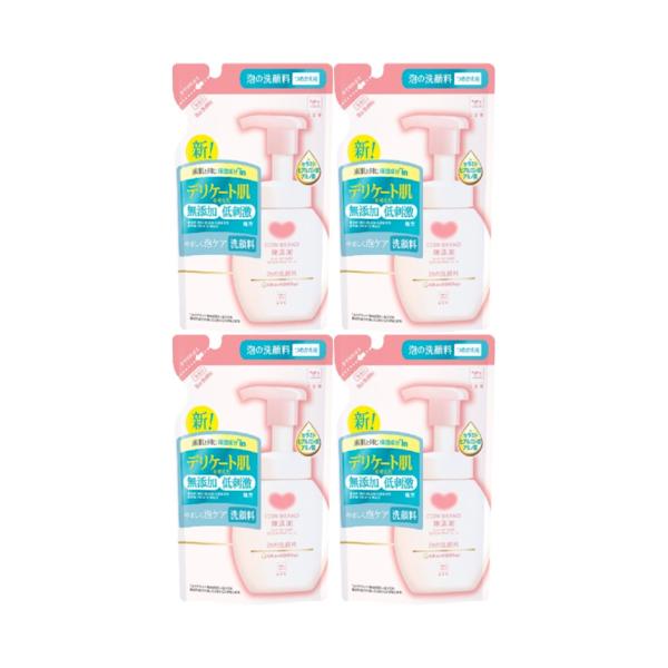 カウブランド 無添加泡の洗顔料 詰替用 140ml 牛乳石鹸共進社デリケート肌を考えた無添加・低刺激処方。着色料・香料・防腐剤・品質安定剤・鉱物油・アルコールが無添加。お肌への刺激の少ない植物性アミノ酸系洗浄成分配合。泡でお肌に負担をかけず...