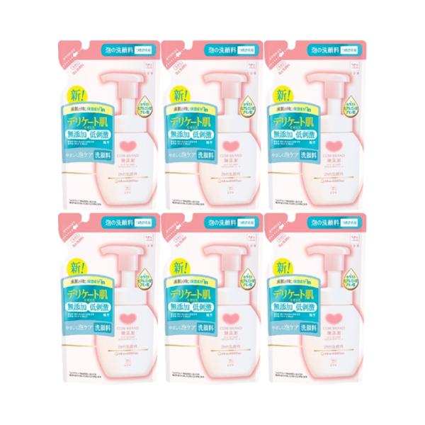 カウブランド 無添加泡の洗顔料 詰替用 140ml 牛乳石鹸共進社デリケート肌を考えた無添加・低刺激処方。着色料・香料・防腐剤・品質安定剤・鉱物油・アルコールが無添加。お肌への刺激の少ない植物性アミノ酸系洗浄成分配合。泡でお肌に負担をかけず...