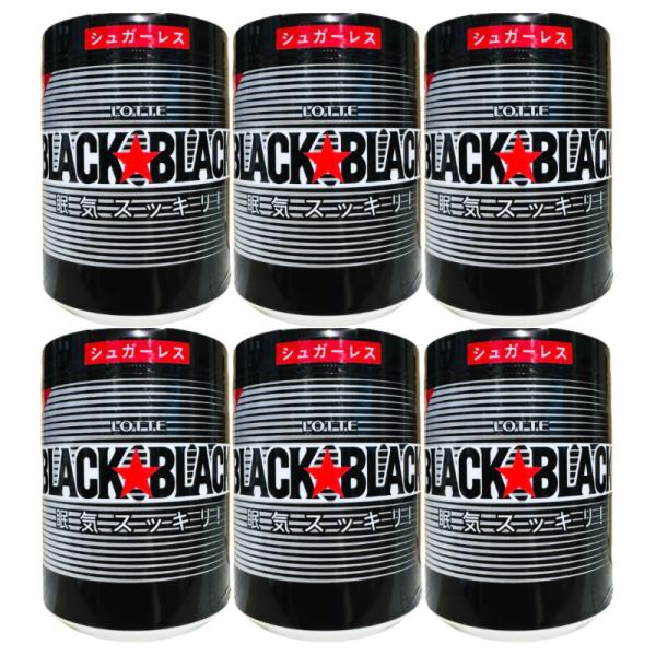 [限定価格]　ロッテ　ブラックブラック　ワンプッシュボトルガム　16個 限定価格] ロッテ ブラックブラック ワンプッシュボトルガム 16