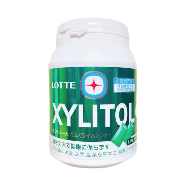 ロッテ キシリトールガム ライムミント メガボトル 290g ボトルガム 通常サイズ(143g)の2倍以上「むし歯のない社会へ」爽やかなライムミントのキシリトールガムです。キシリトールガム&lt;ライムミント&gt;は消費者庁許可の特定保健...
