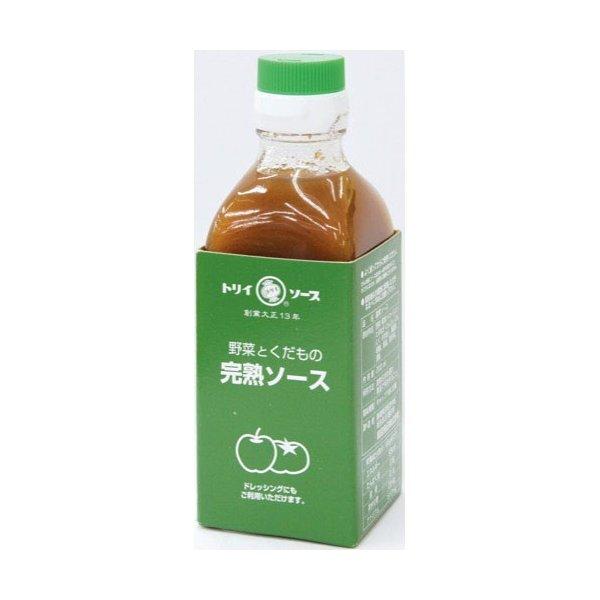 ● 名称：鳥居食品 トリイソース 野菜とくだもの完熟ソース● 内容量：200mL● 原材料名：野菜・果実(トマト・リンゴ・たまねぎ・にんじん・にんにく・その他)、醸造酢、粗糖、食塩、香辛料、酒精● 成分（栄養成分）：100ml当り（この表示...