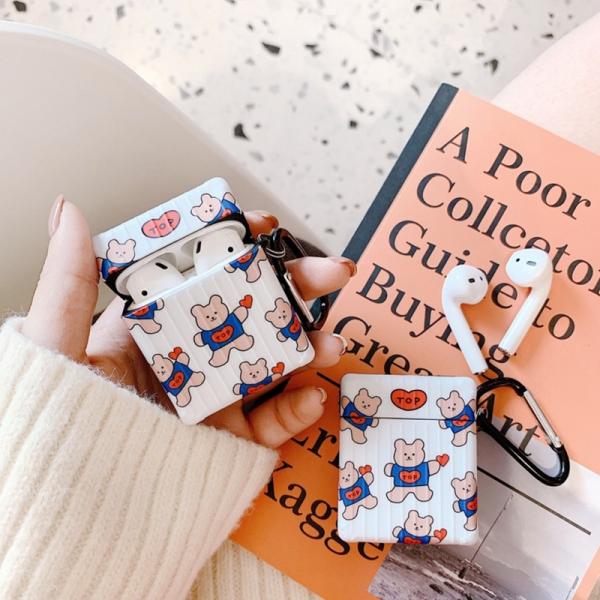 airpods pro ケース 韓国 第2世代 ケース airpods ケース airpods 第3世代 ケース エアポッズプロ ケース クッキーベアー くま